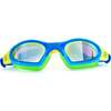 Chlorine Blue Pool Party Swim Goggle, Blue - Goggles - 1 - thumbnail