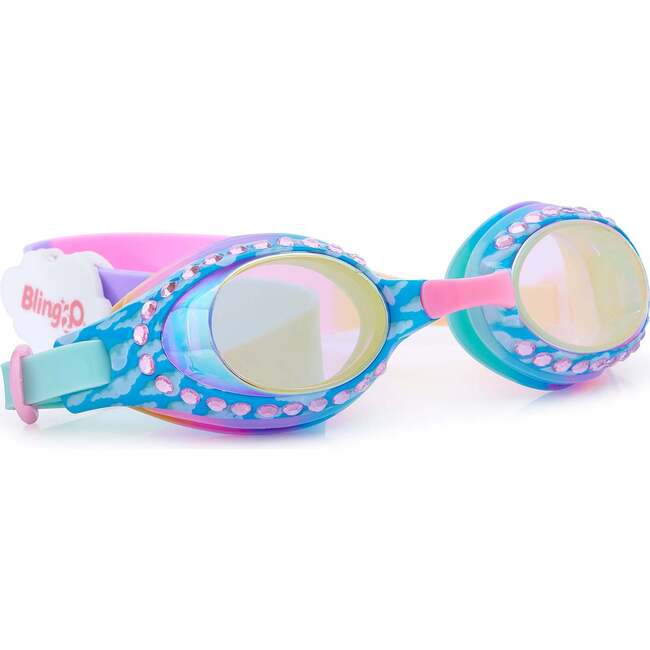 Cloud Blue Sunny Day Swim Goggle, Blue - Swim Goggles - 2