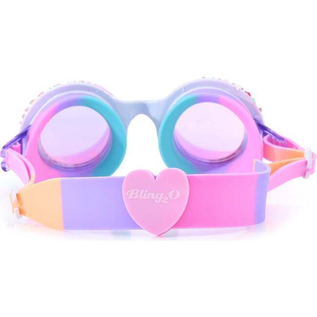 Blueberry Cupcake Sprinkles Swim Goggle, Purple - Swim Goggles - 3