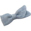 Petal Bow, Blue Double Gauze - Hair Accessories - 1 - thumbnail