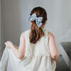 Eyelet Tied Bow, Blue - Hair Accessories - 2