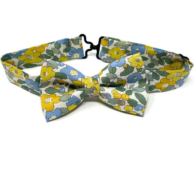 Bow Tie, Liberty of London Blue And Yellow Floral
