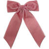 Big Velvet Bow, Pink - Hair Accessories - 1 - thumbnail