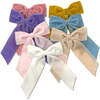 Big Velvet Bow, Porcelain - Hair Accessories - 3