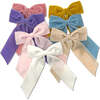 Big Velvet Bow, Blush - Hair Accessories - 3