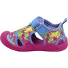 Kaleidoscope Tie Dye Water Shoes, Light Blue - Booties - 2