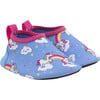 Unicorn Dreams Aqua Shoes, Light Blue - Booties - 1 - thumbnail