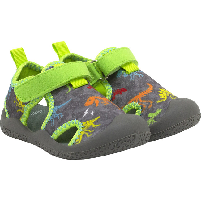 Dinosaurs Water Shoes, Grey - Booties - 1