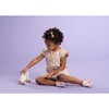 Flower Bunny Soft Soles, Blush Pink - Crib Shoes - 2