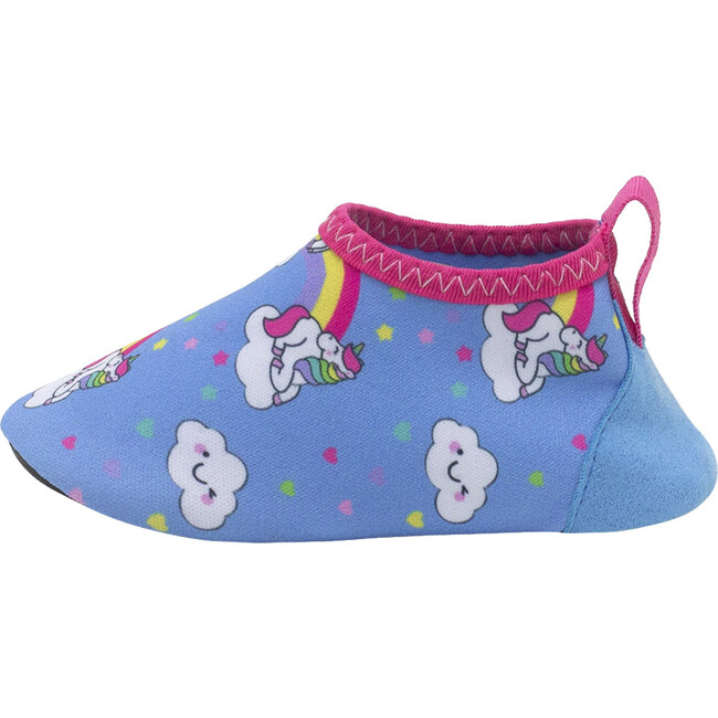 Unicorn Dreams Aqua Shoes, Light Blue - Booties - 2