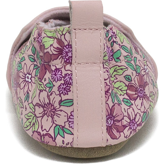 Flower Bunny Soft Soles, Blush Pink - Crib Shoes - 4