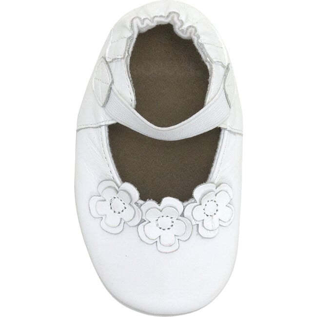 Brianna Soft Soles, White - Crib Shoes - 6