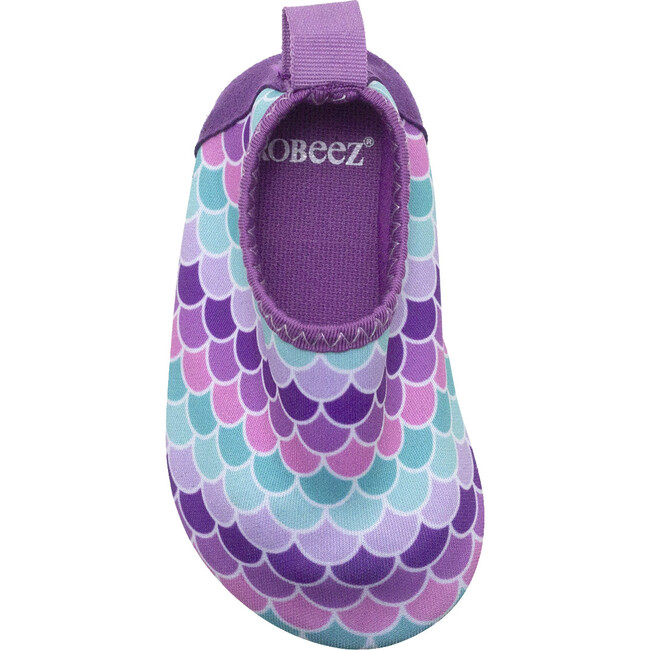 Mermaid Scales Aqua Shoes, Lavender - Booties - 6
