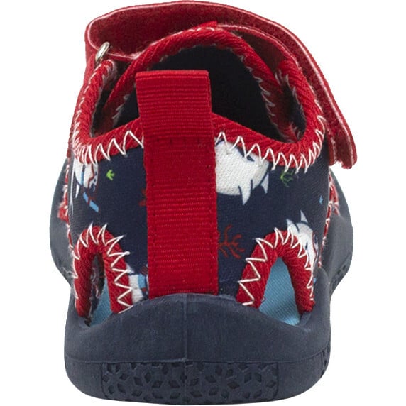 Shark Bite Water Shoes, Navy Blue - Booties - 4