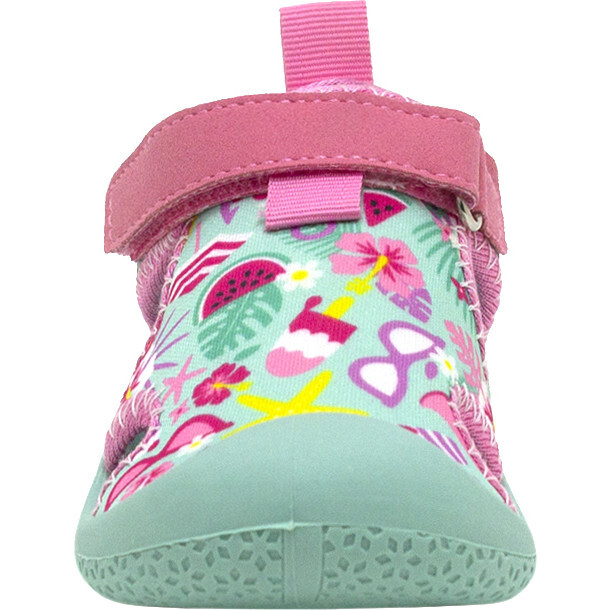 Tropical Paradise Water Shoes, Turquoise - Booties - 3
