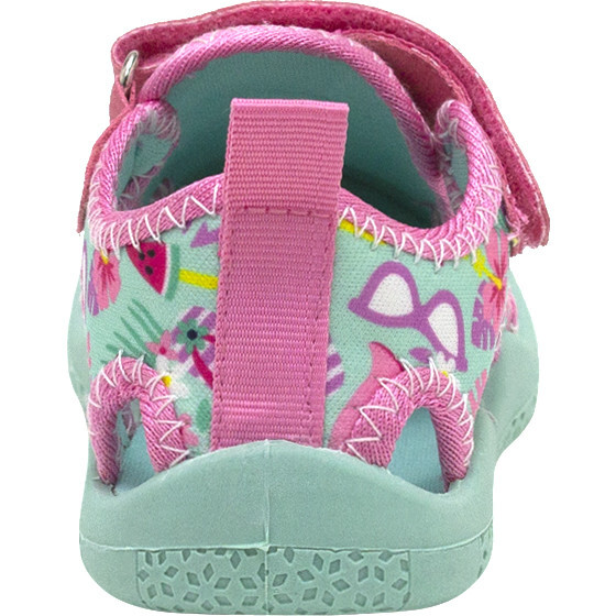 Tropical Paradise Water Shoes, Turquoise - Booties - 4