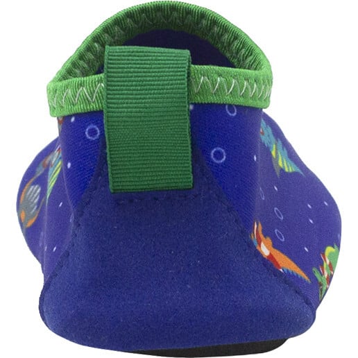 Swimming Dinos Aqua Shoes, Blue - Booties - 4