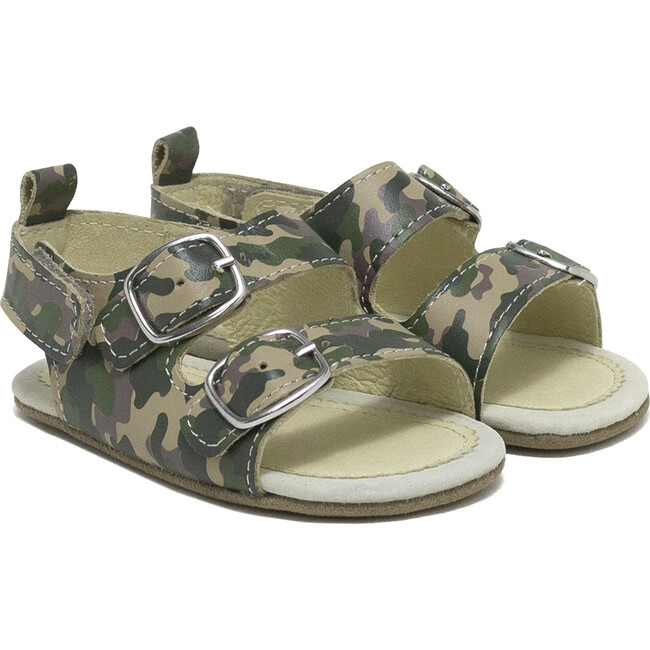 Nakai Camo Sandals, Olive - Sandals - 1