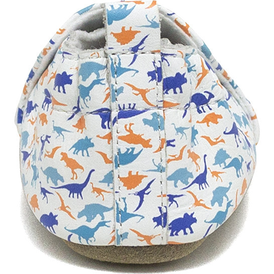 Dinosaurs Soft Soles, White - Crib Shoes - 4