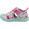 Tropical Paradise Water Shoes, Turquoise - Booties - 7 - thumbnail