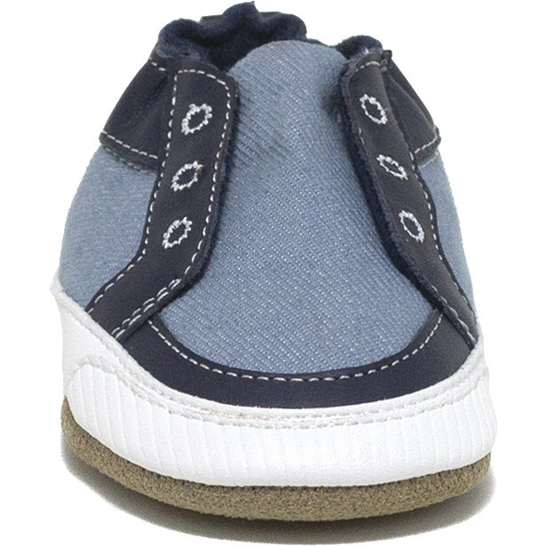 Stylish Steve Soft Soles, Blue - Crib Shoes - 3
