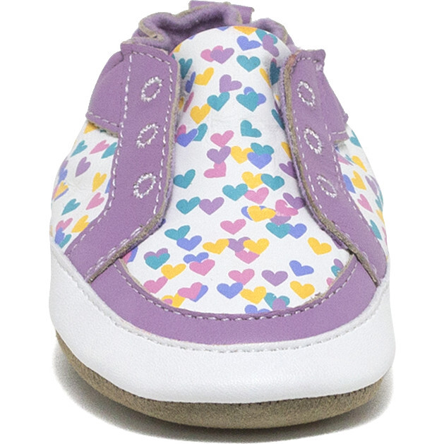 Stylish Staci Soft Soles, Lavender - Crib Shoes - 3