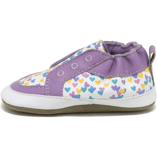 Stylish Staci Soft Soles, Lavender - Crib Shoes - 7
