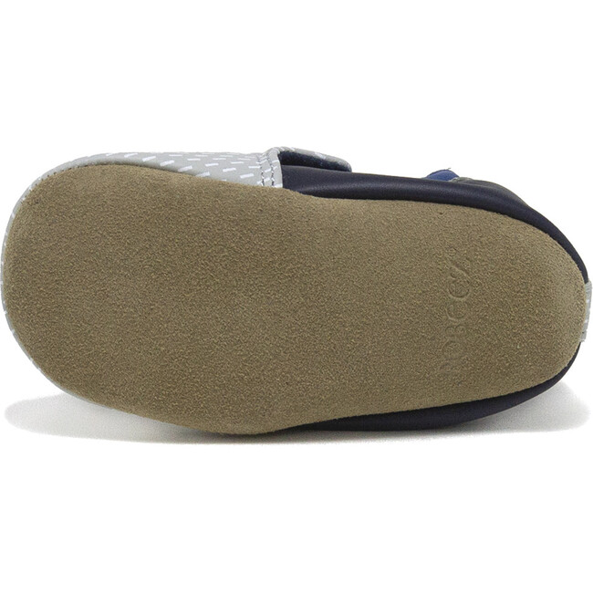 Speed Racer Soft Soles, Grey - Crib Shoes - 5