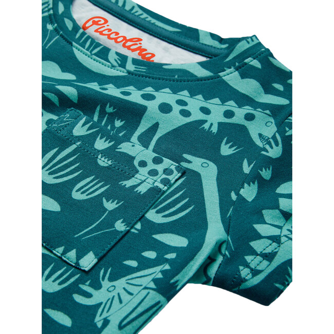 Easy Pocket Tee, Paleontology Teal - T-Shirts - 2