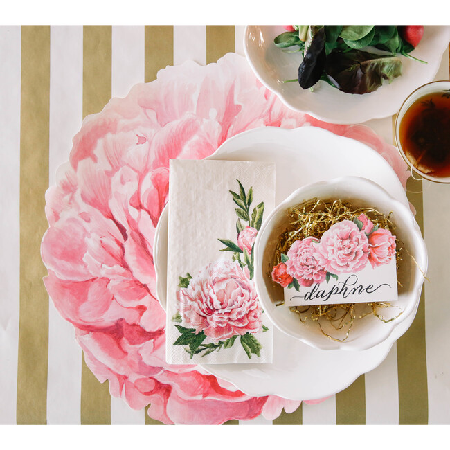 Die Cut Peony Placemat - Paper Goods - 2