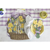 Lilac Painted Check Runner - Paper Goods - 3