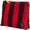 Portfolio Pouch, Red+Black Stripe - Bags - 2 - thumbnail