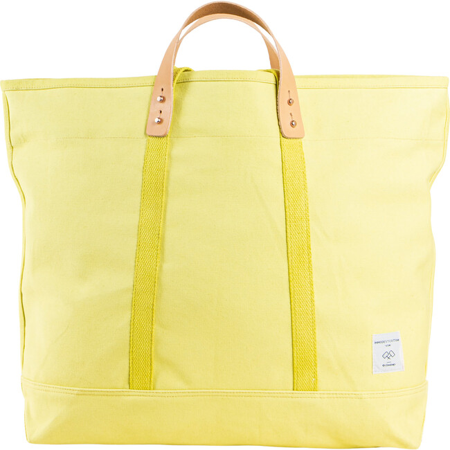 Large East West Tote, Lime - Bags - 1