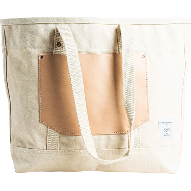 Pocket Tote, Natural - Bags - 2
