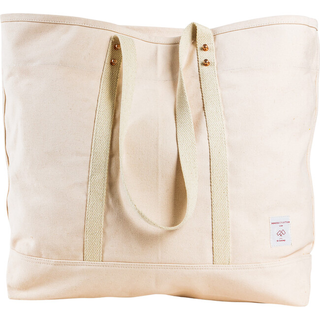 Large East West Tote, Shell - Bags - 2