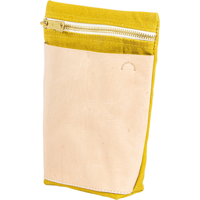 Small Hardware Pouch, Chartreuse/Undyed - Bags - 3