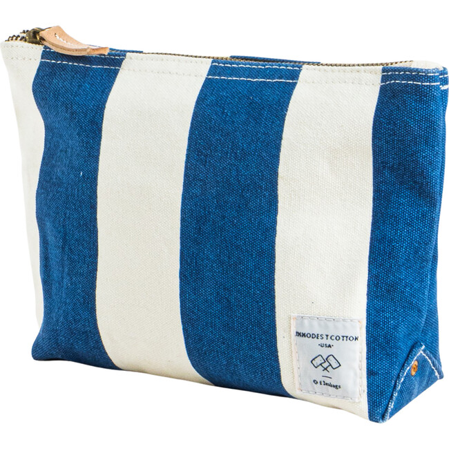 Sardine Pouch, Blue+White Stripe - Bags - 3