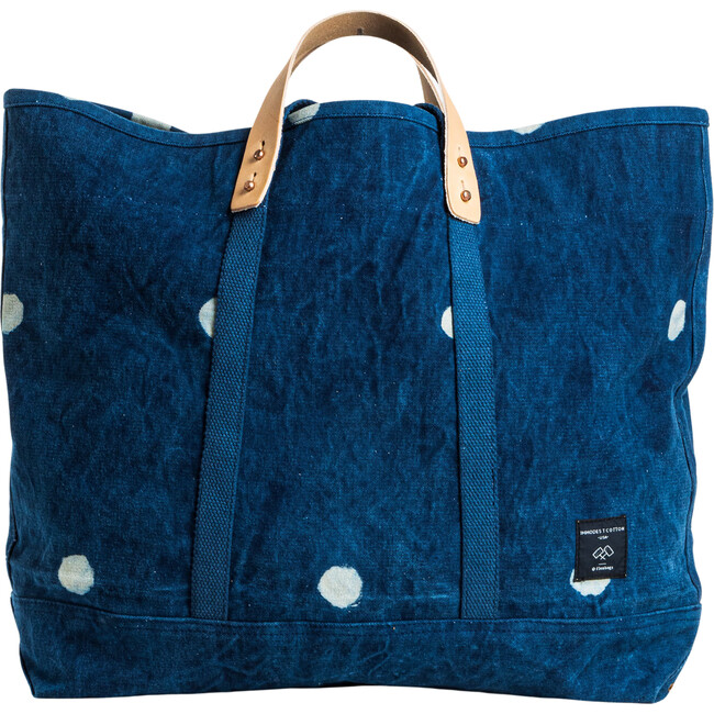 Large East West Tote, Indigo Moon - Bags - 1
