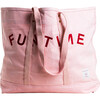 Large East West Fun Time Tote, Pink - Bags - 2 - thumbnail