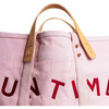 Large East West Fun Time Tote, Pink - Bags - 3