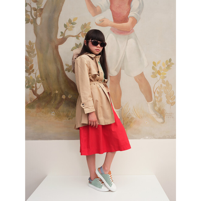 Hybrid Sneakers, Anis & Peach - Sneakers - 2