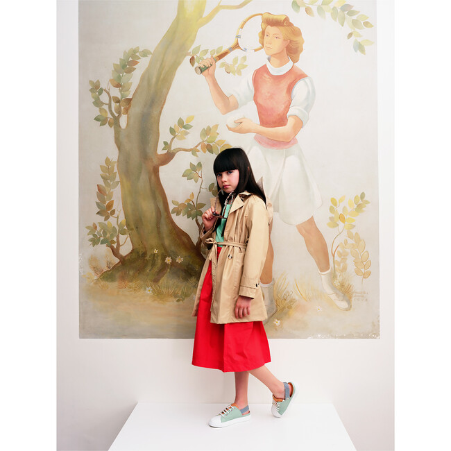 Hybrid Sneakers, Anis & Peach - Sneakers - 5