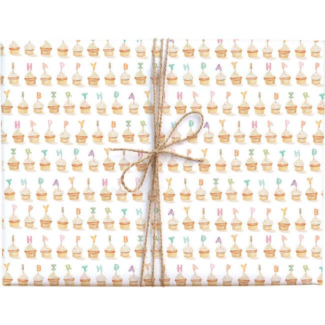 Birthday Cupcake Gift Wrap - Paper Goods - 1