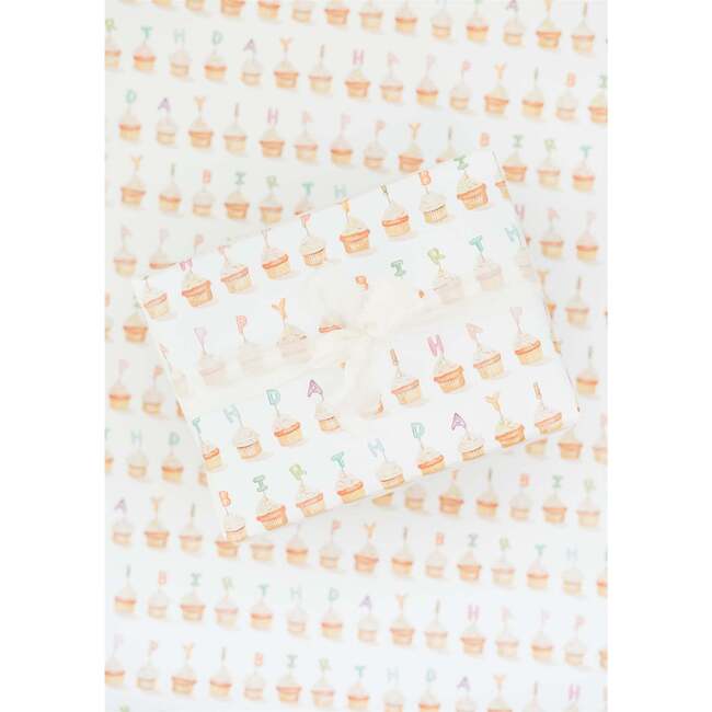 Birthday Cupcake Gift Wrap - Paper Goods - 3