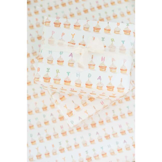 Birthday Cupcake Gift Wrap - Paper Goods - 4