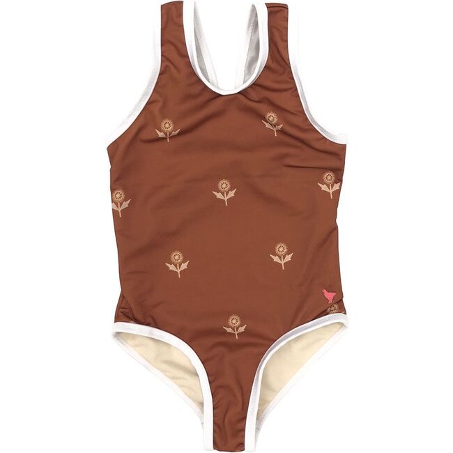 Ava Suit, Arabian Spice with Embroidery - One Pieces - 1