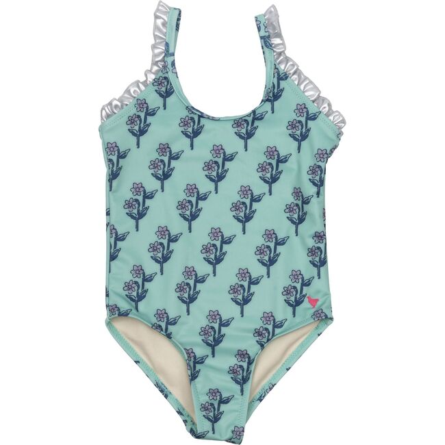 Claire Suit, Feldspar Green Floral - One Pieces - 1