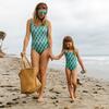 Claire Suit, Feldspar Green Floral - One Pieces - 2