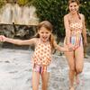 Joy Tankini, Cloud Pink Oranges - Two Pieces - 2