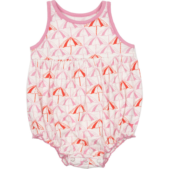 Liza Bubble, Sea Pink Umbrellas - Rompers - 1